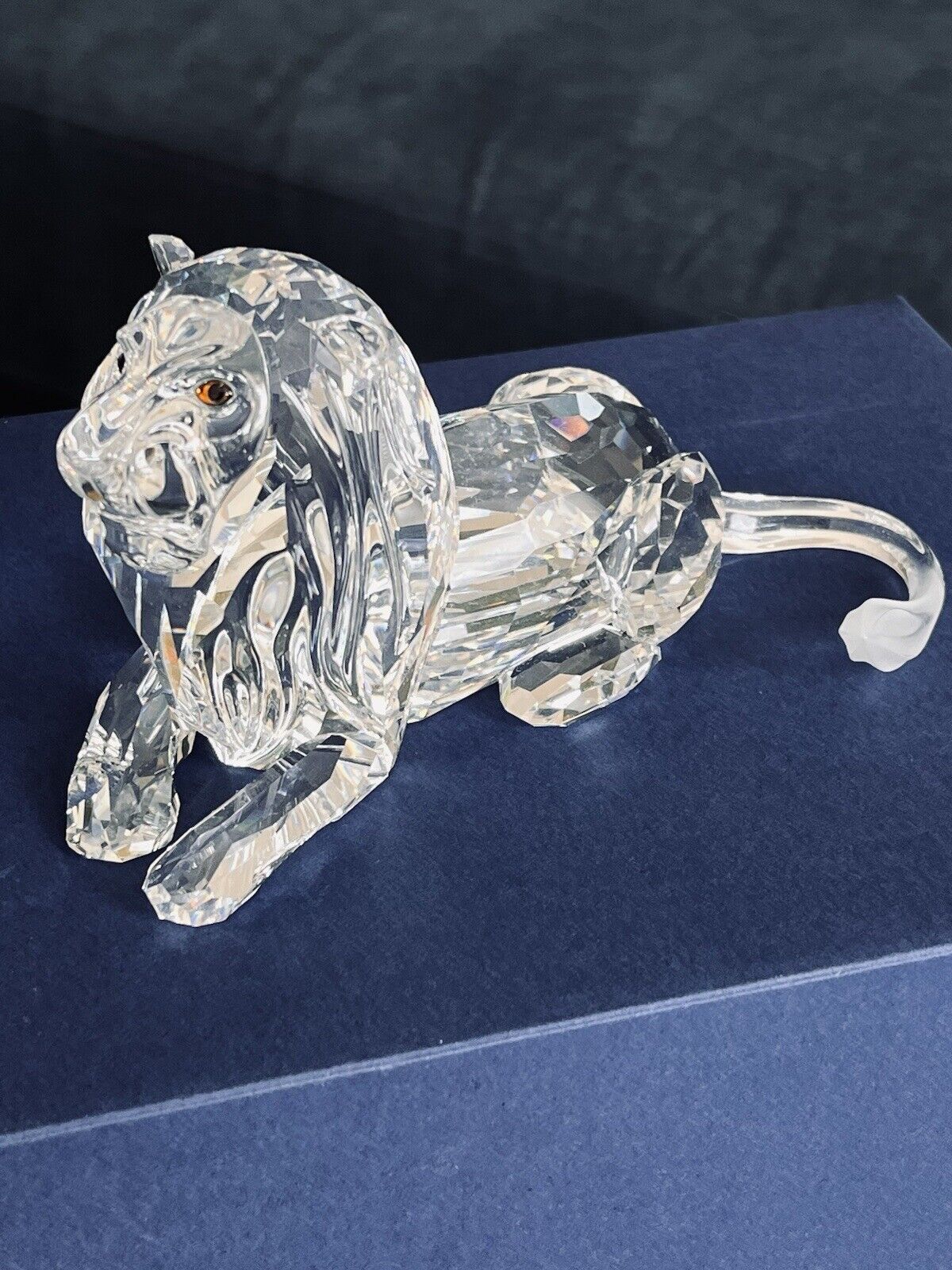 Swarovski Lion Crystal Figurine 1995 Inspiration Africa IN BOX & COA