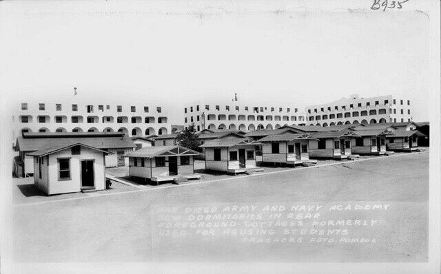 San Diego Army and Navy Academy new Dormitories California 1950s OLD PHOTO
