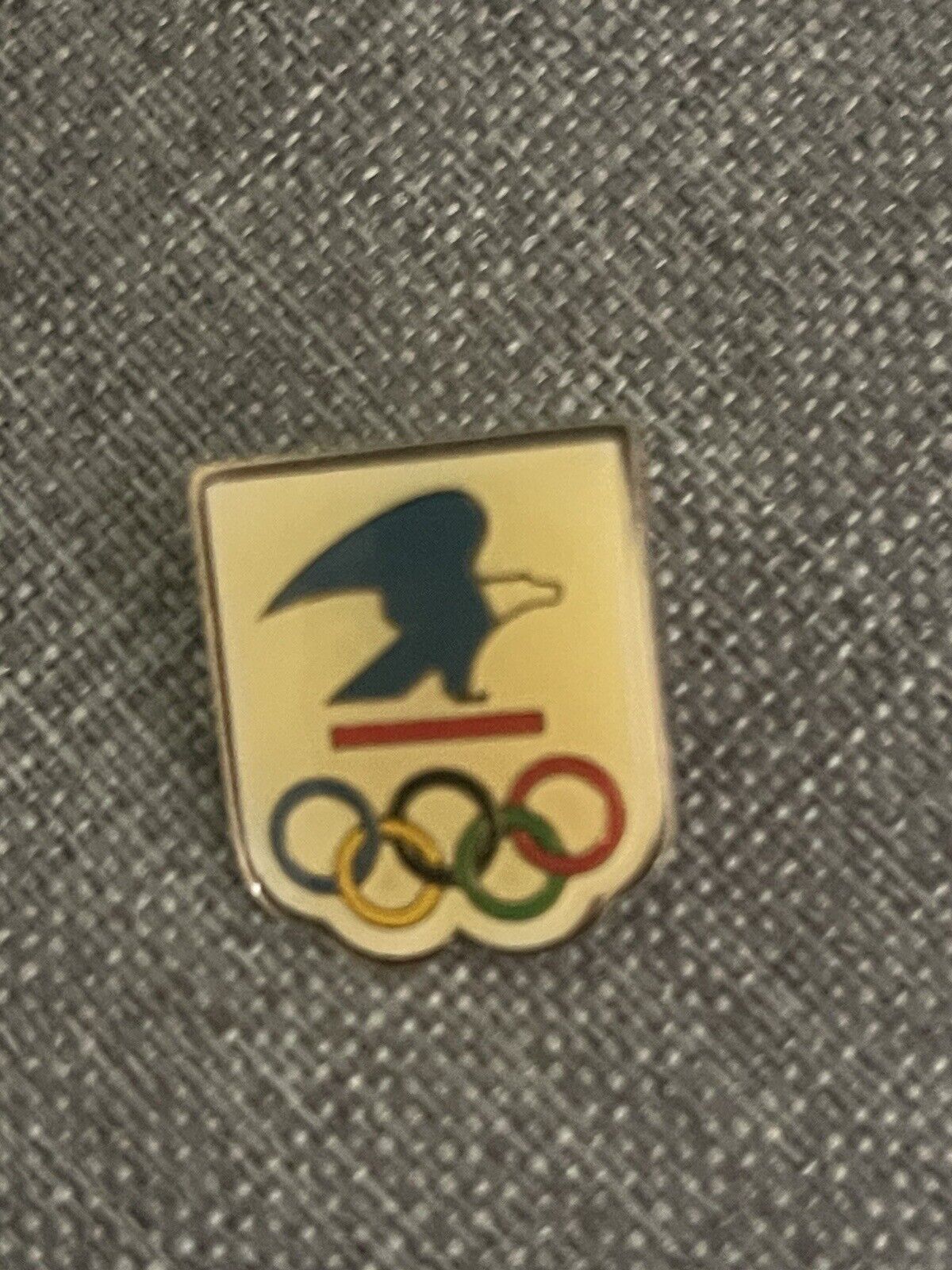 Vintage U.S. Postal Service Olympic Rings Enamel Pin