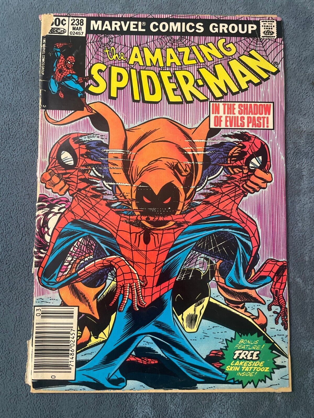 Amazing Spider-Man #238 Newsstand 1980 Marvel Hobgoblin No Tattooz Detached PR