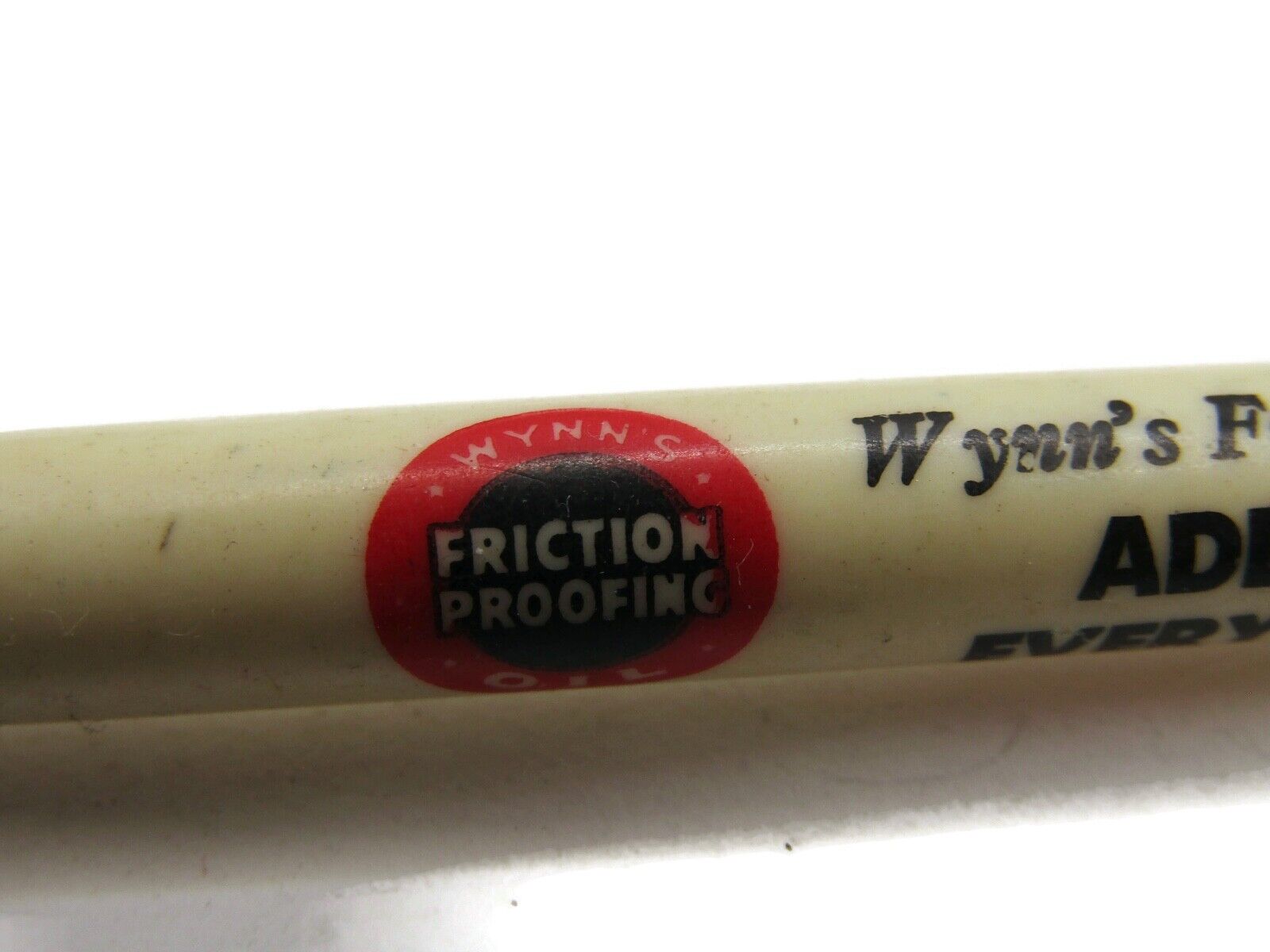 Wynn\'s Friction Proofing Oil Add One Pint Advertising Pencil Vintage