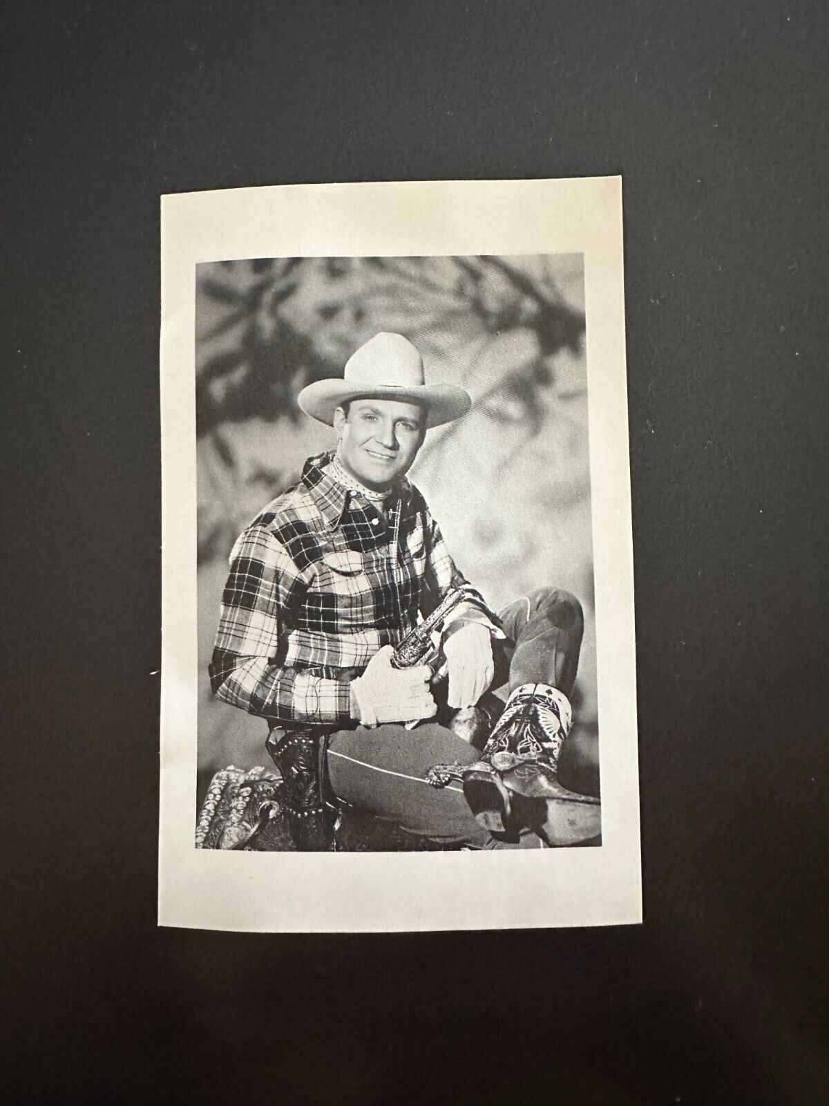 Gene Autry Postcard, Advertisement Western Shirts