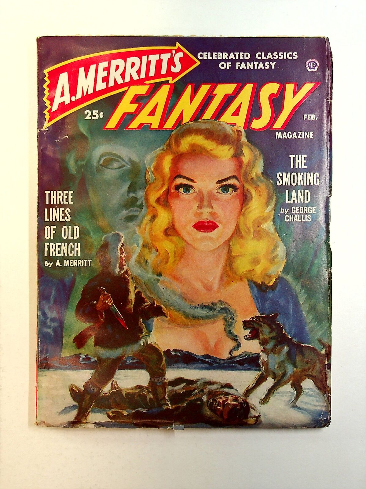 A. Merritt\'s Fantasy Magazine Pulp Feb 1950 Vol. 1 #2 FN