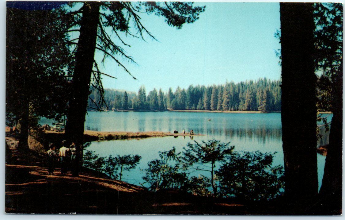 Postcard - Sequoia Lake at Kings Canyon National Park in California