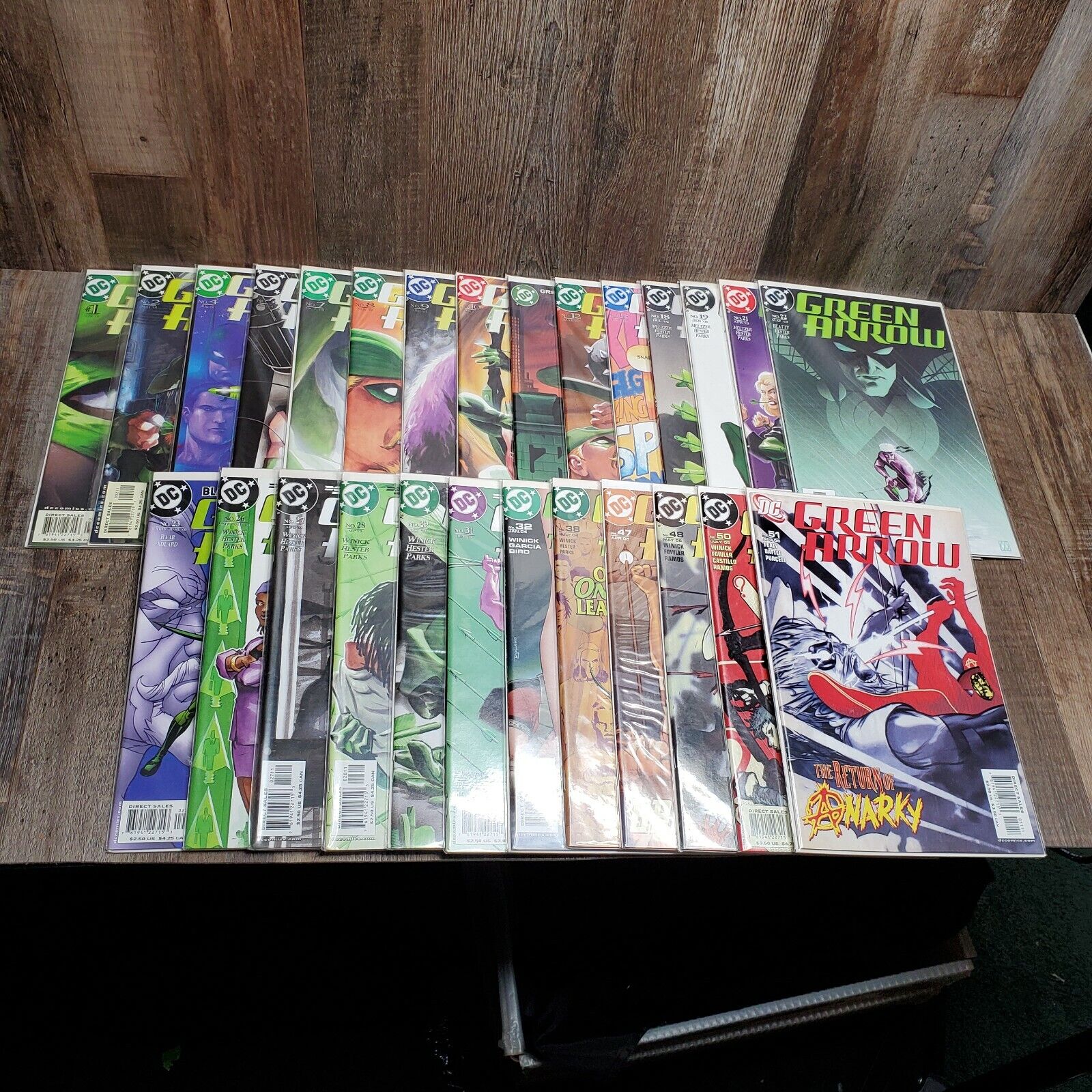 Lot Of 27 Green Arrow Comic Books 2001 Second Series Vol 3 2001 W Key Issues