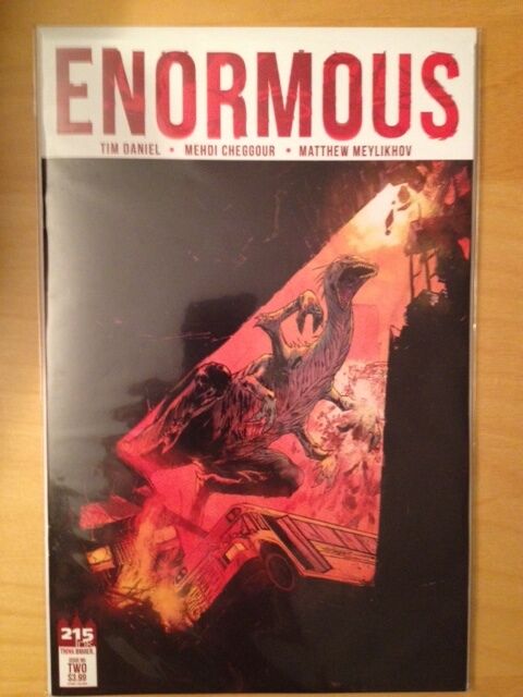 ENORMOUS 2, NM, COVER B, Christian DiBari , SUPER RARE, 216 INK Tim Daniel