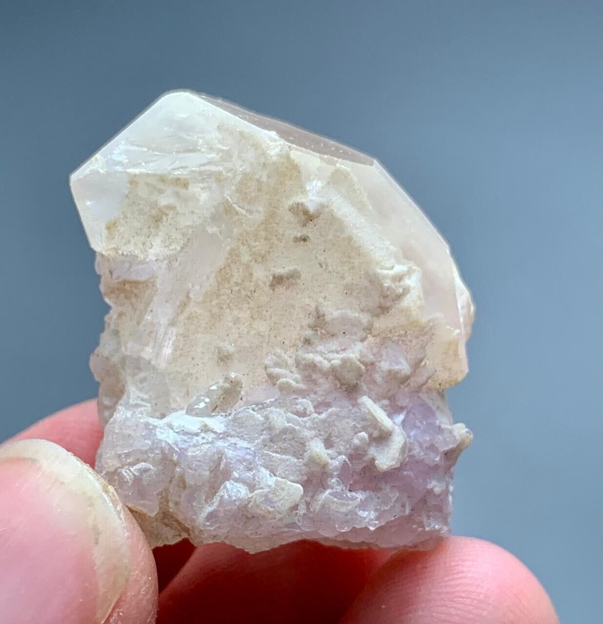 82 Carat Morganite Crystal Specimen From Afghanistan