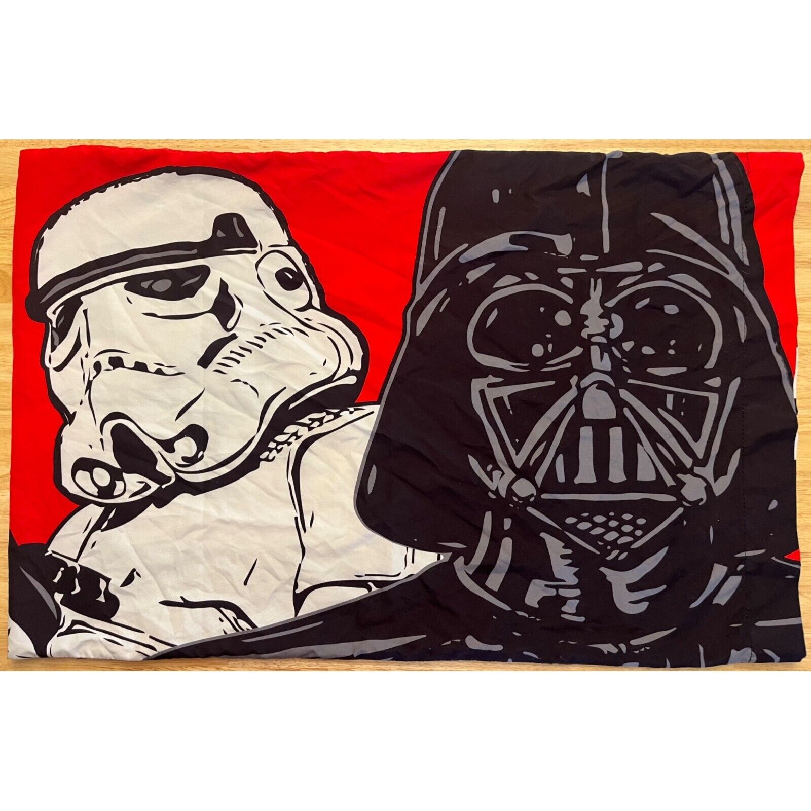 Star Wars Lucas Film Darth Vader & Storm Trooper Pillow Case