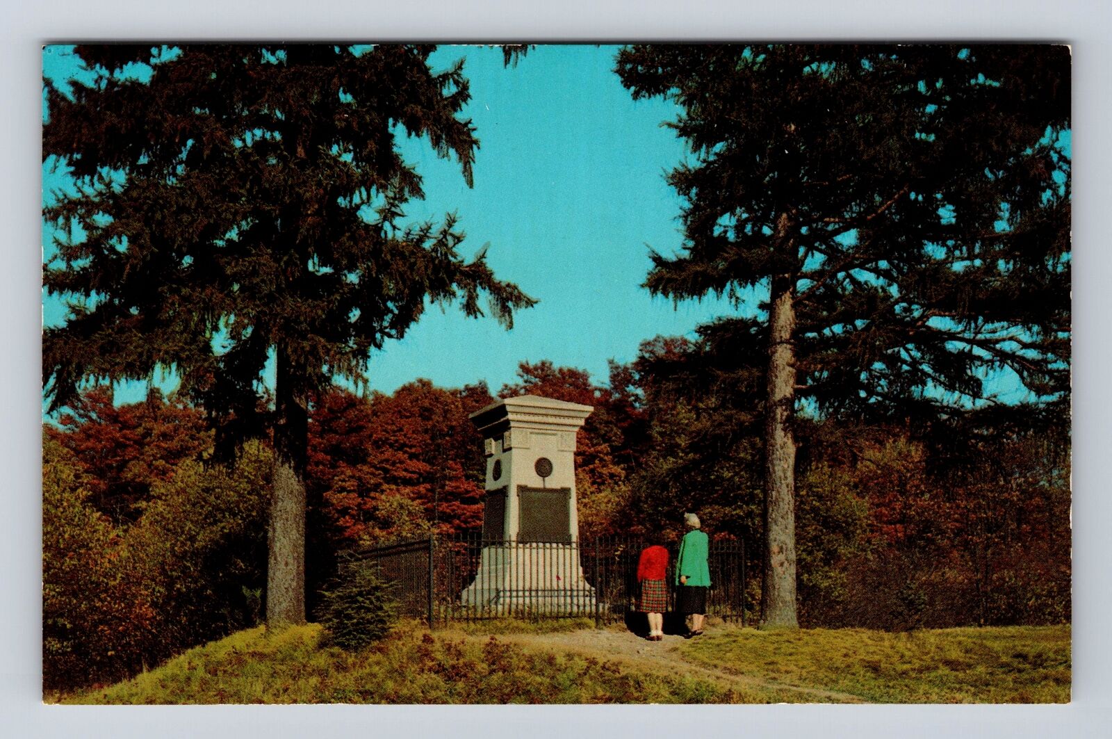 Uniontown PA-Pennsylvania, Edward Braddock\'s Burial Place, Vintage Postcard