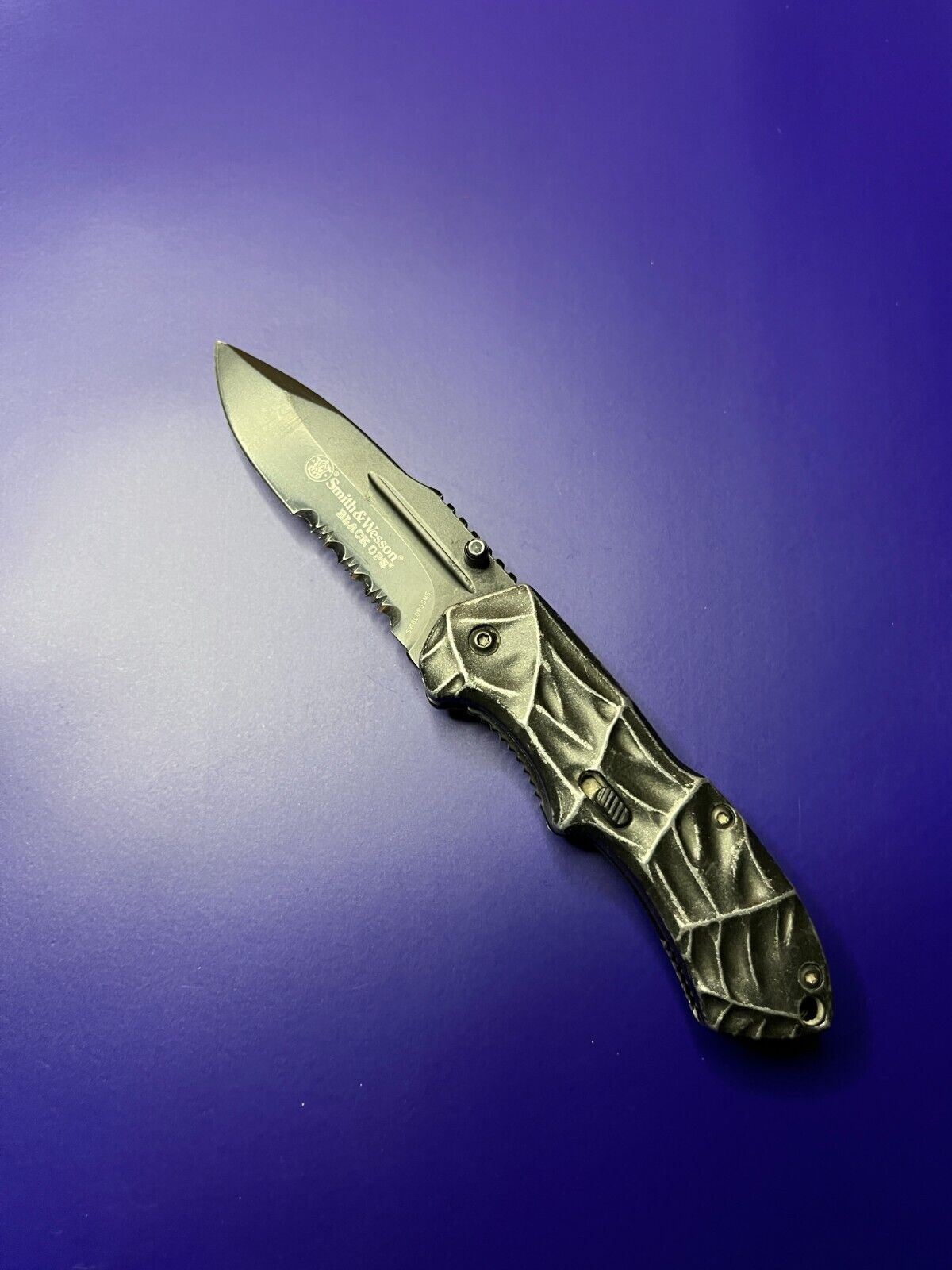 Smith & Wesson Black Ops SWBLOP3SMS Assisted Pocket Knife