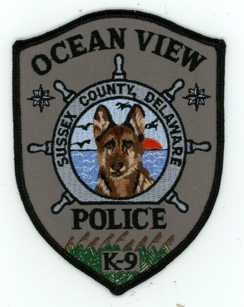 DELAWARE DE OCEAN VIEW POLICE K-9 NICE SHOULDER PATCH SHERIFF
