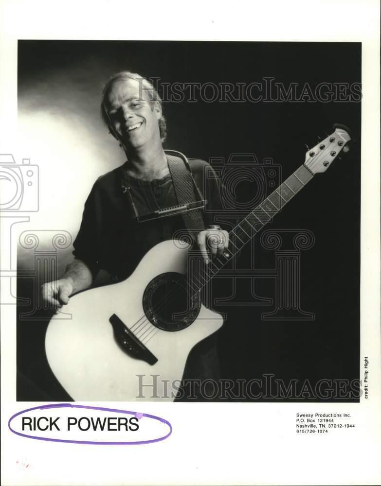 1989 Press Photo Musician Rick Powers - hcp88578