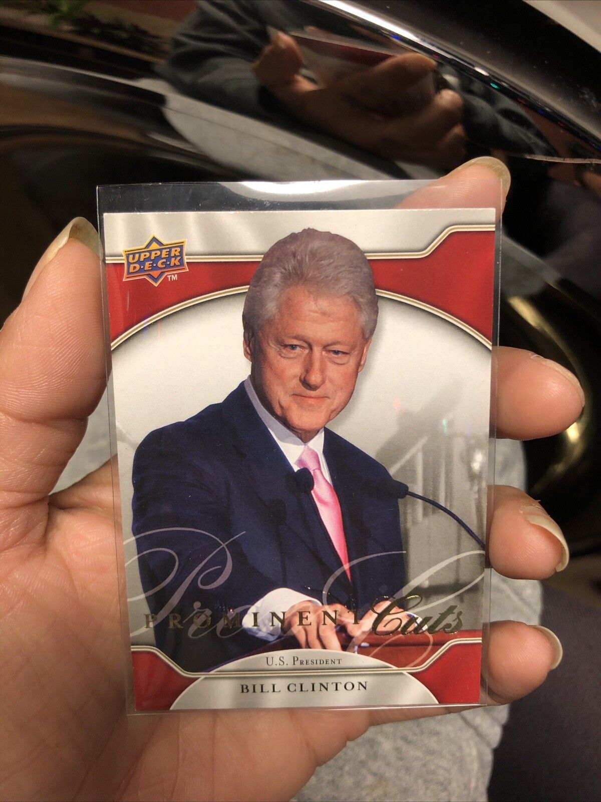 2009 Upper Deck Prominent Cuts Bill Clinton #9 0s6p
