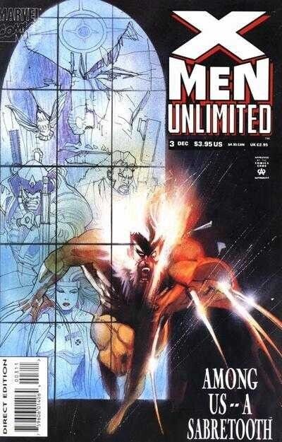 X-Men Unlimited (1993) #3 Direct Market VF/NM. Stock Image