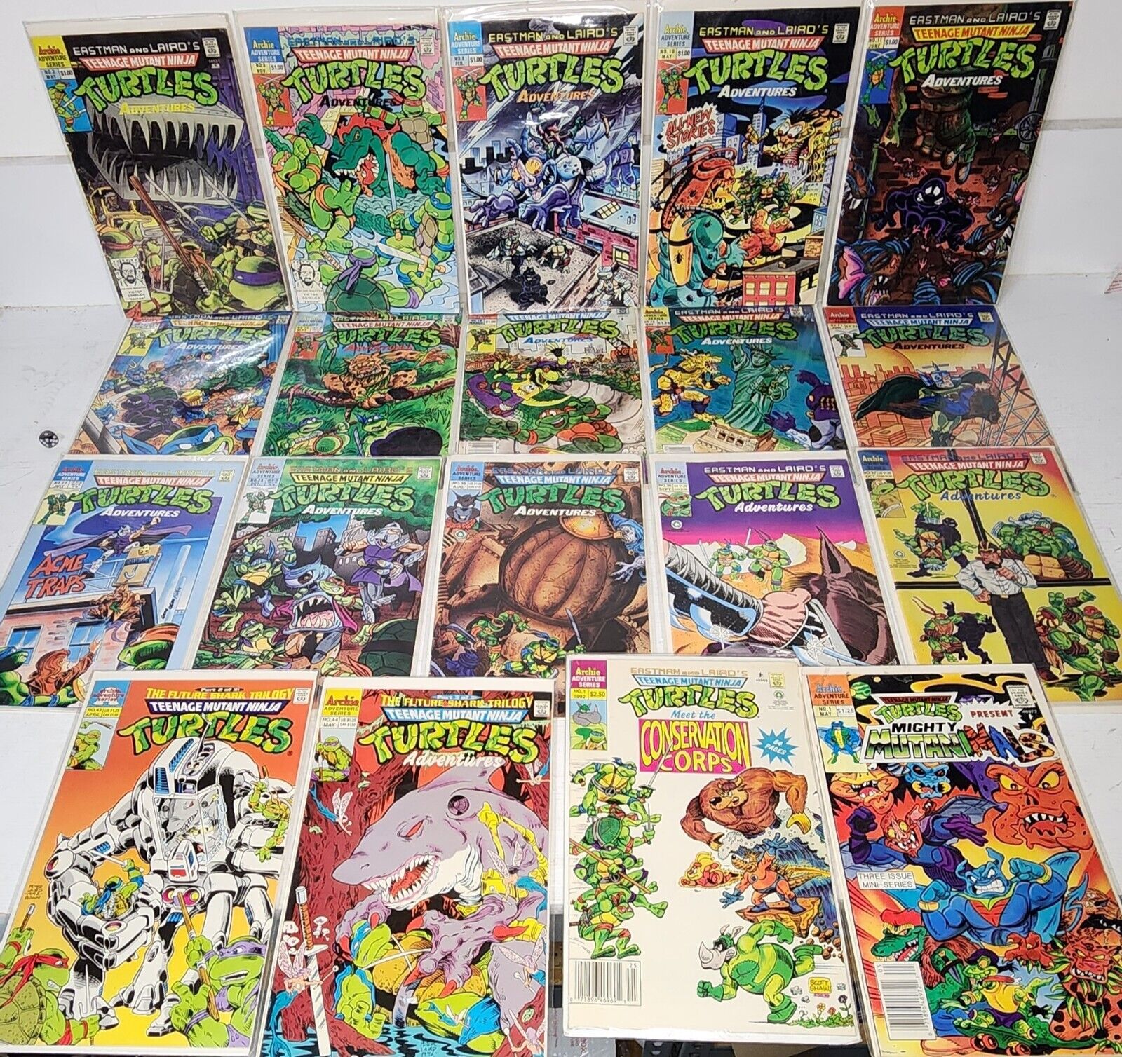 Archie Adventures Teenage Mutant Ninja Turtles Comic Book Lot #2,6,8,10,11,13...