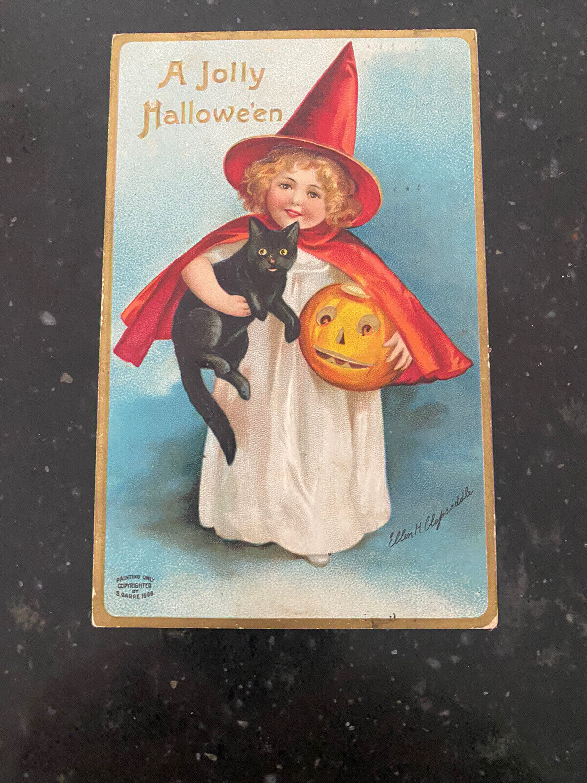 Antique Halloween Post Card Ellen Clapsaddle 