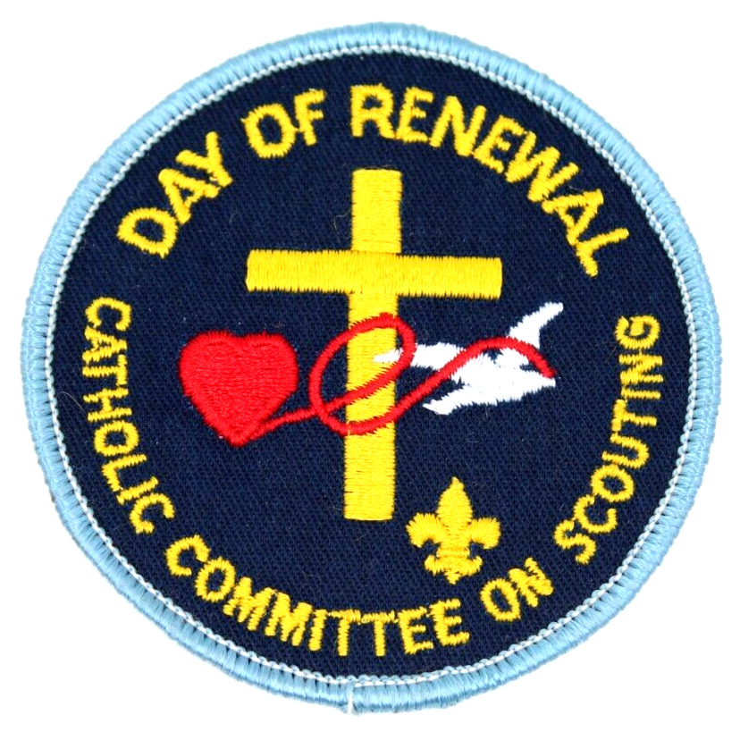 Day of Renewal Catholic Committee on Scouting Patch Religious Boy Scouts BSA