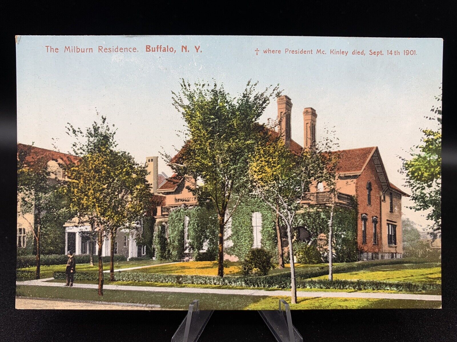 The Milburn Residence. Buffalo, N. Y. - ANTIQUE POSTCARD, unused