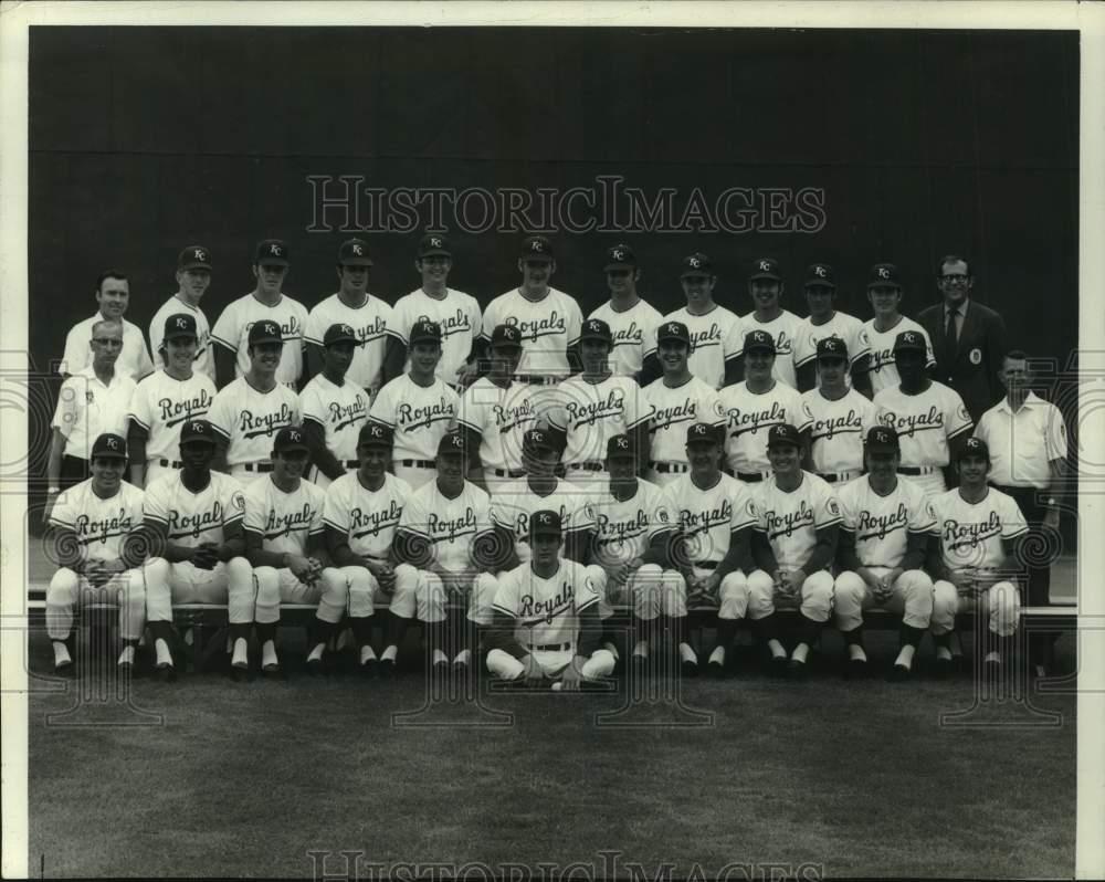 1970 Press Photo Kansas City Baseball Team - lrs06595