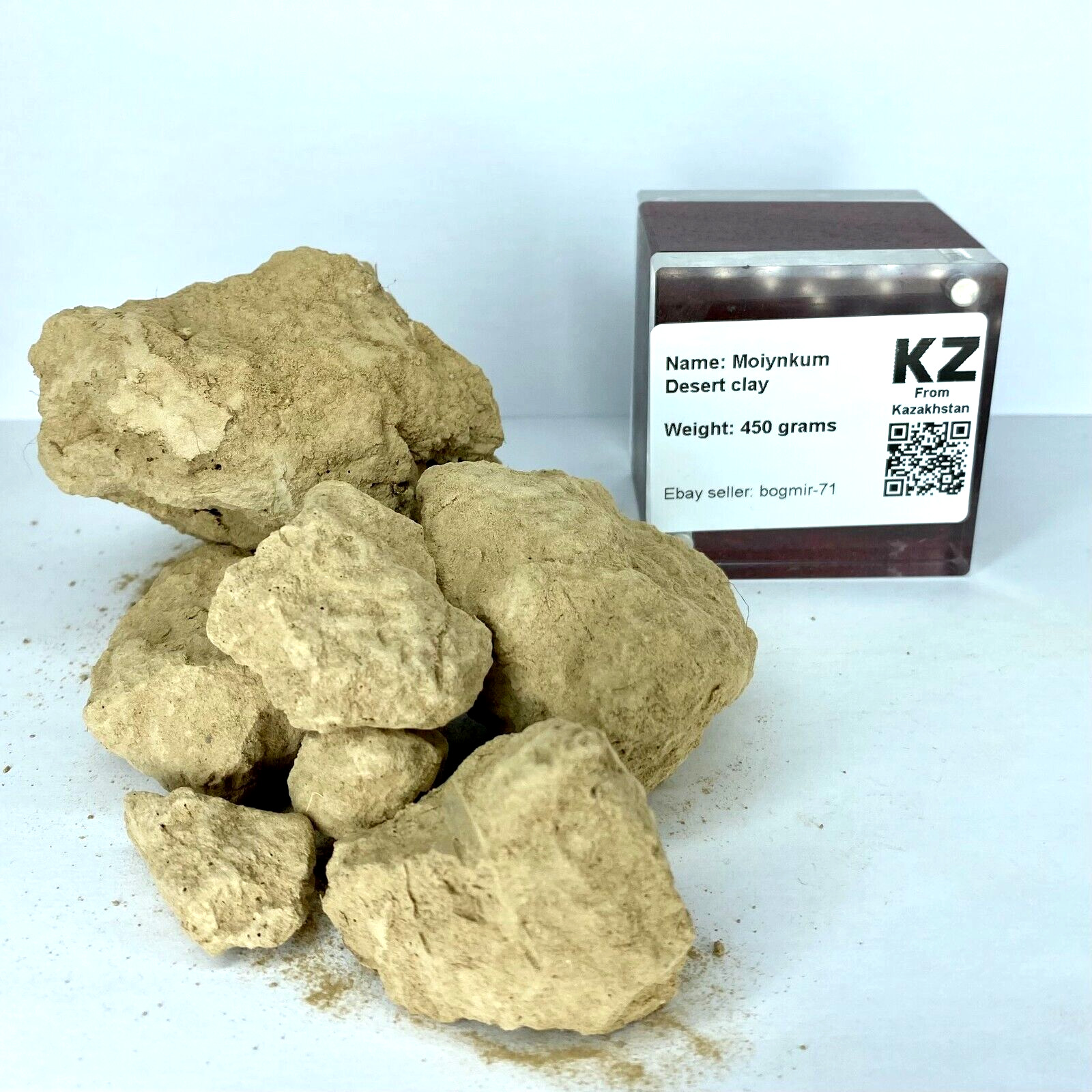 Clay (Soil) of Moiynkum Desert, Kazakhstan 450g for collection