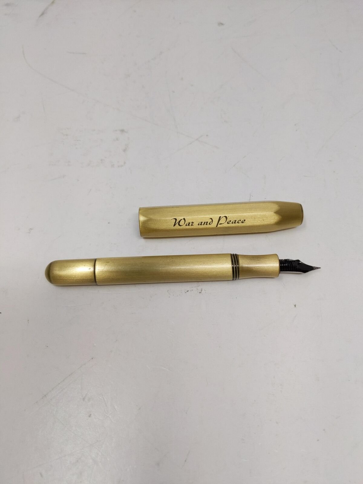Kaweco PISTON SPORT AL Black/Gold Solo I Classic Aluminium Fountain Pen for Ink
