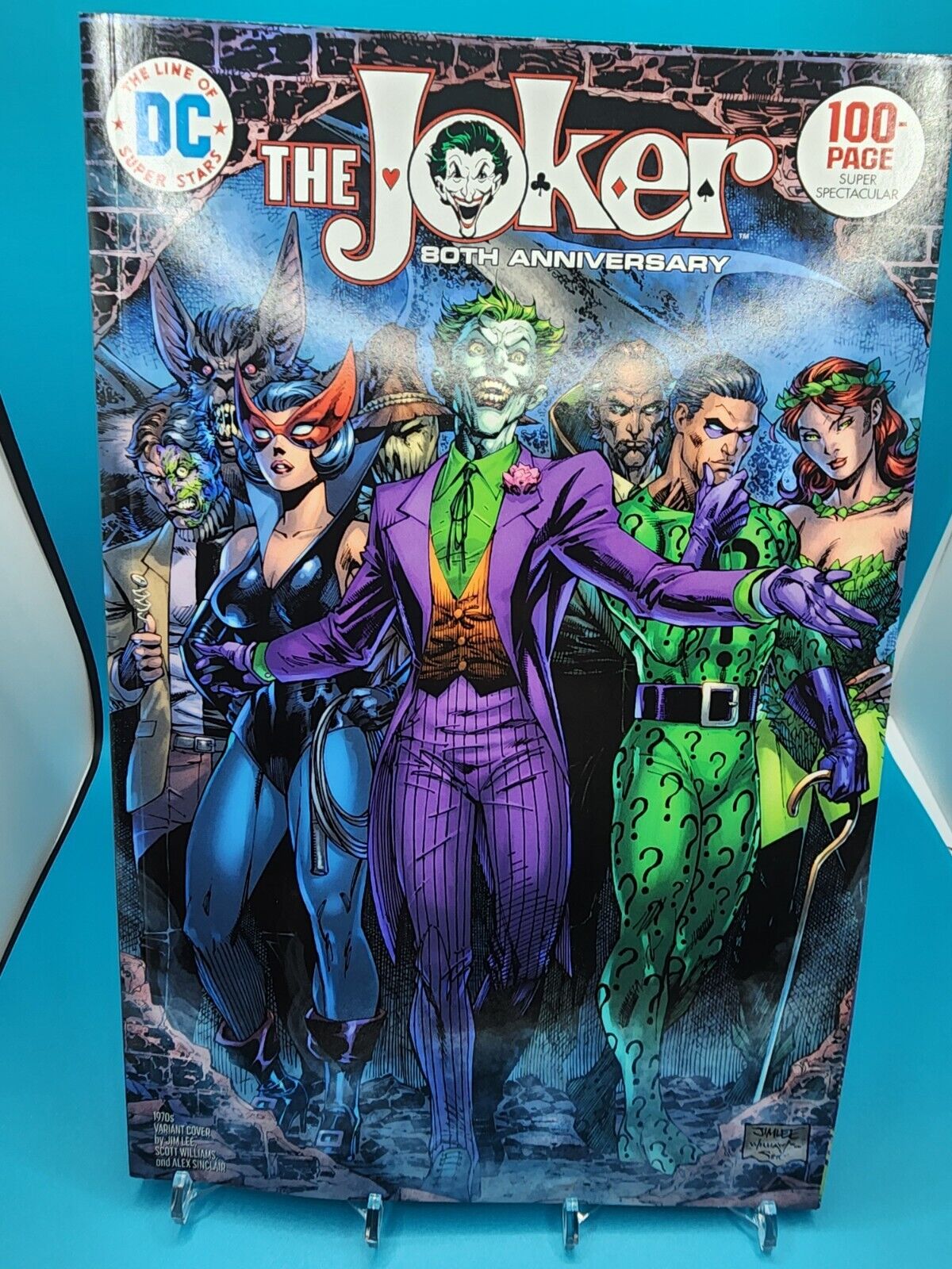 Joker 80th Anniversary #1 Variant By J &S Williams 1970s Cover 2022 New. Jim LEE