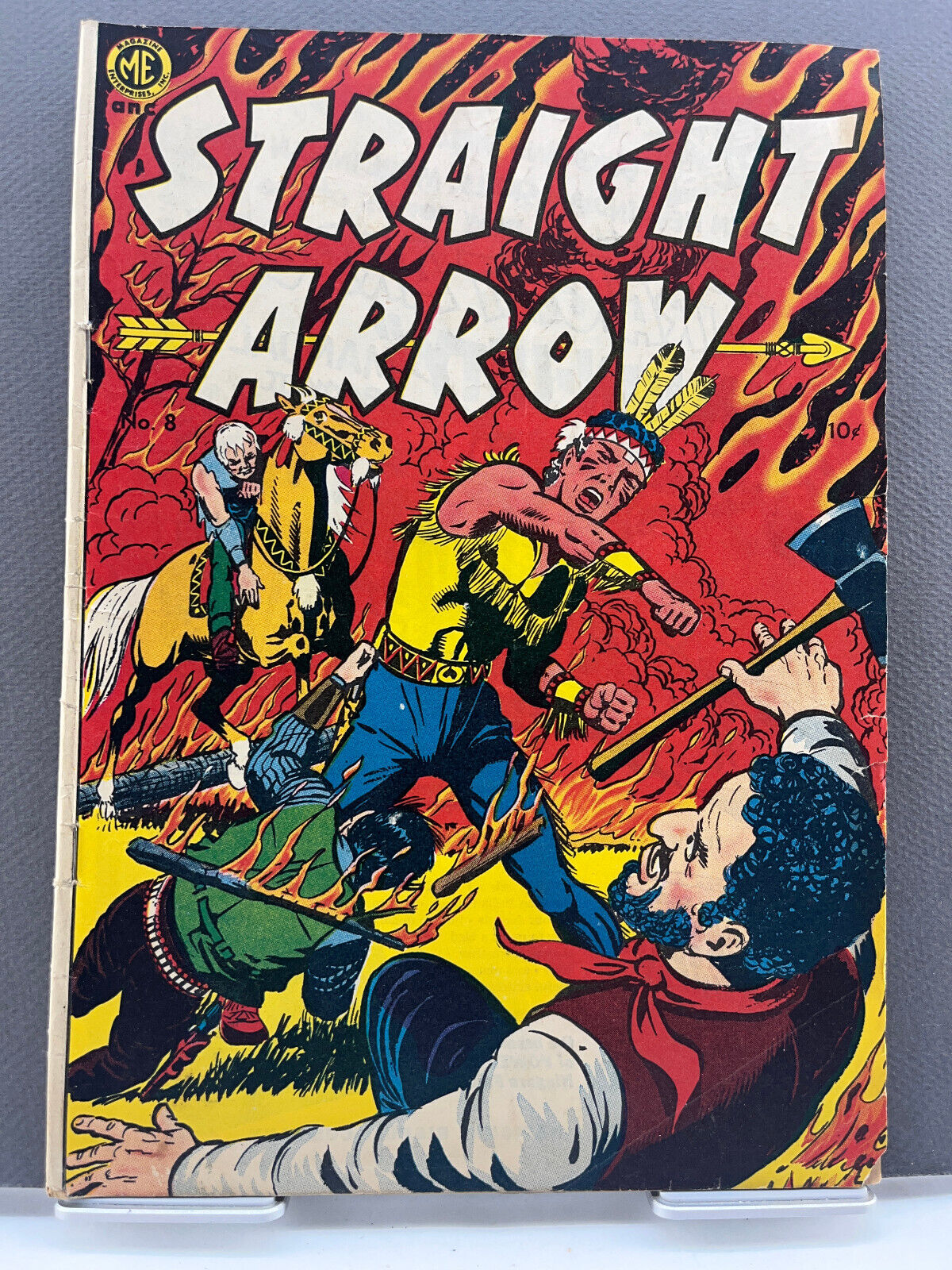 Straight Arrow #8 Magazine Enterprizes 1950 3.5 Very good