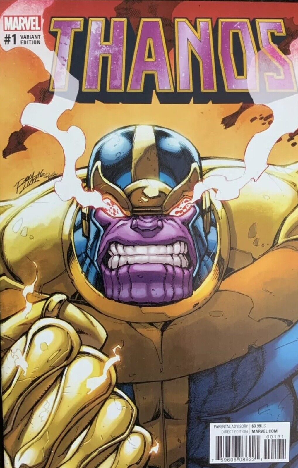Thanos (2016 Vol. 2) #1 Lim variant NM