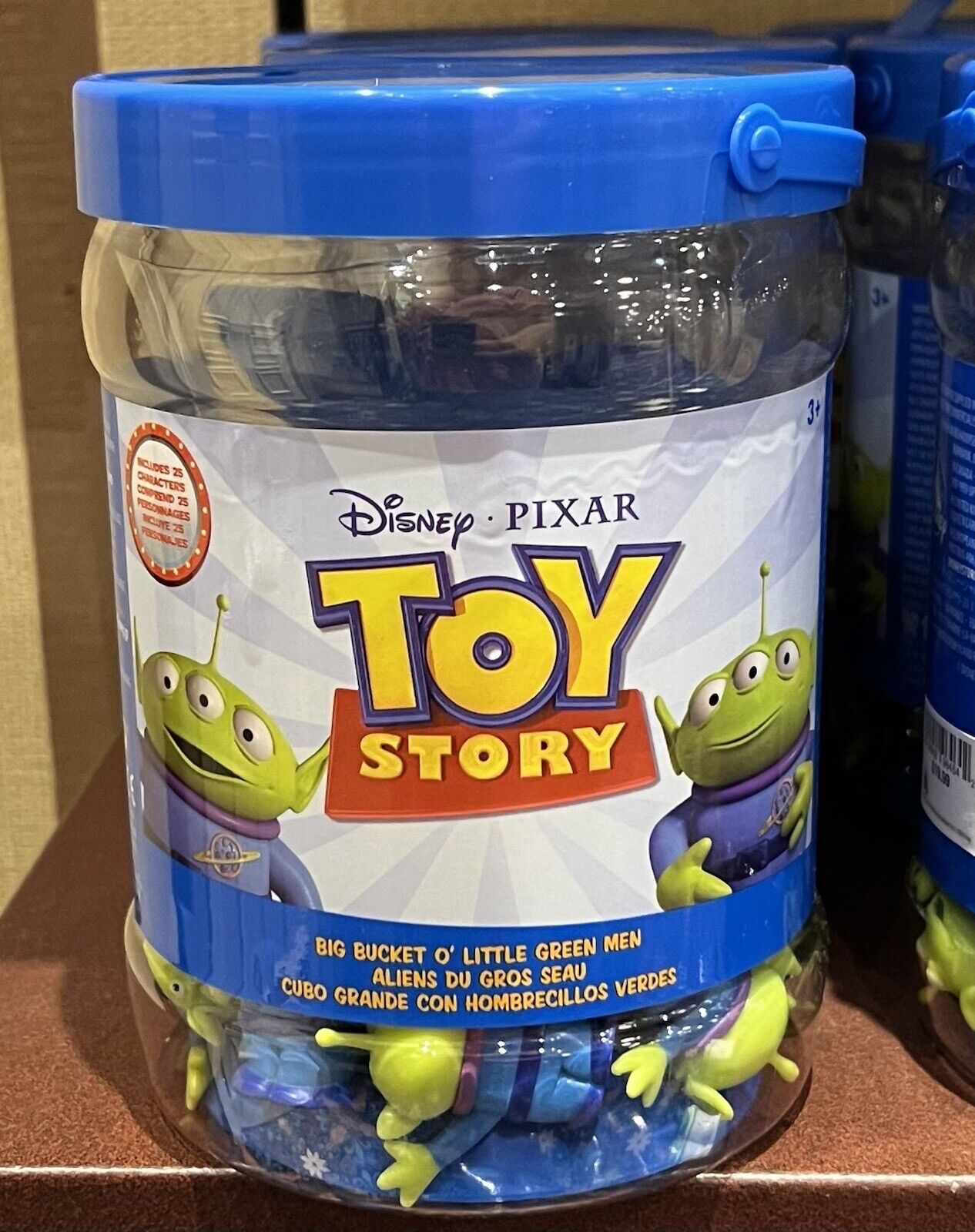Disney Parks Pixar Toy Story Aliens Big Bucket O\' Little Green Men LGM 25 Pc NEW