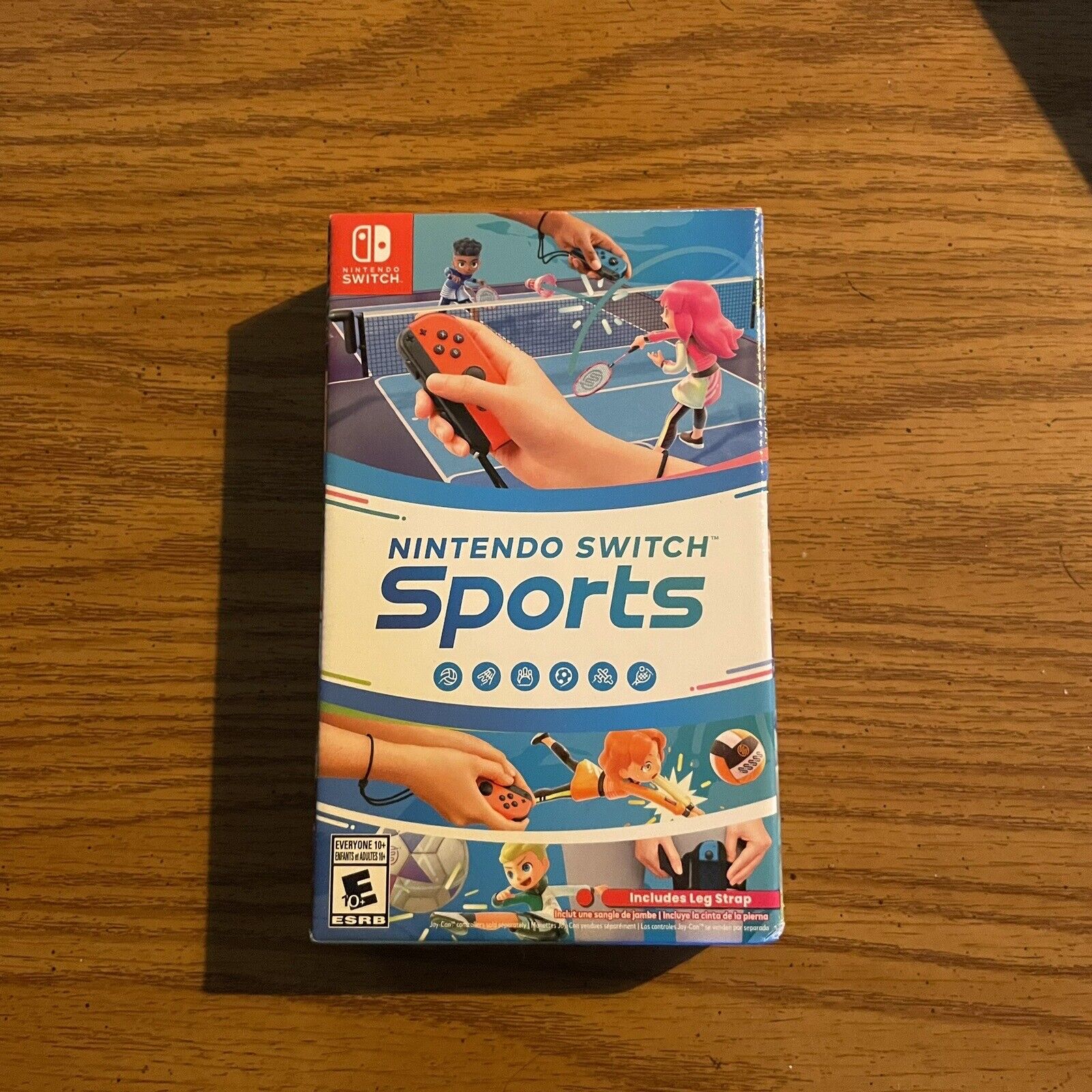 Nintendo Switch Sports Joy-Con Shake Volleyball Badminton Soccer With Leg Strap