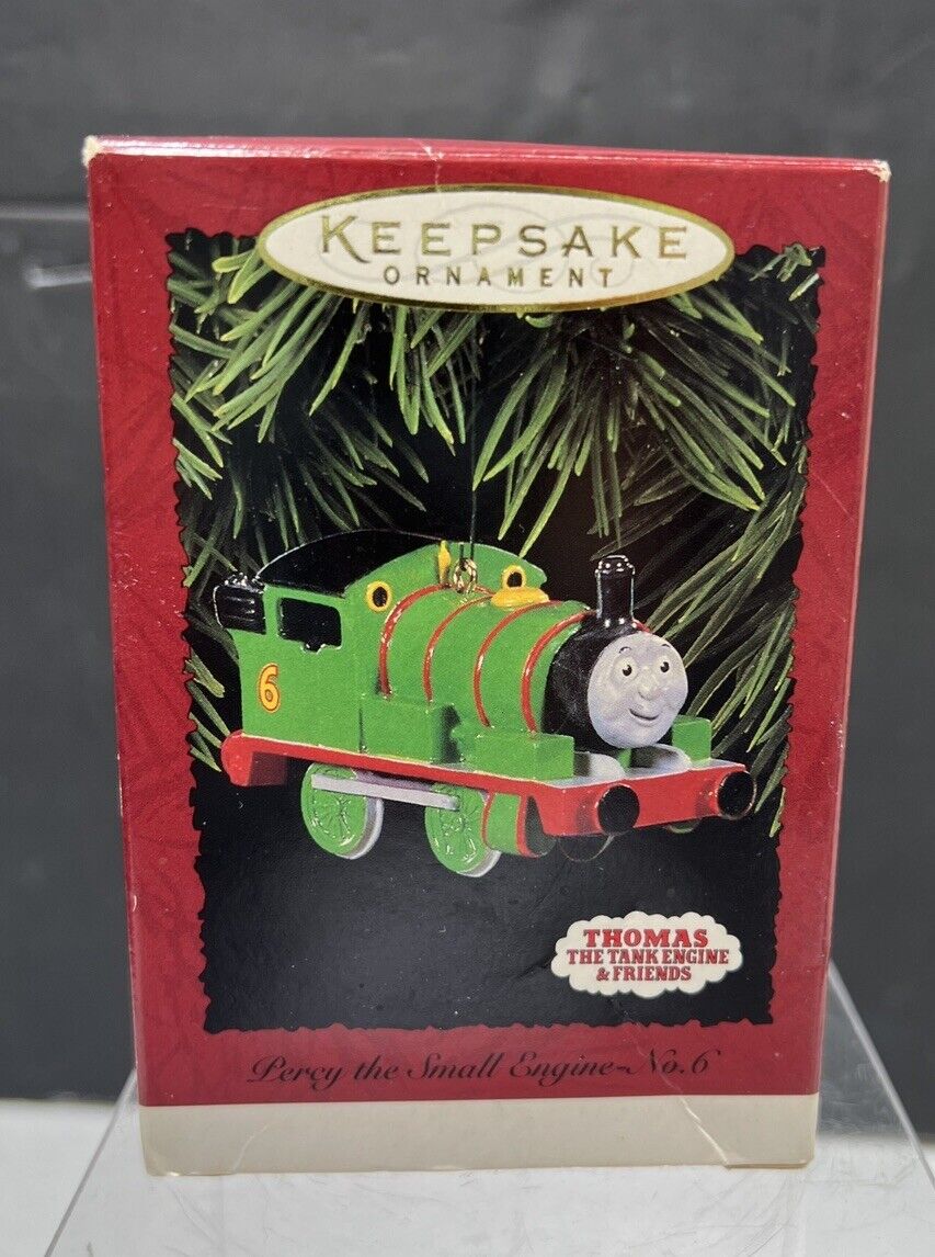 1996 Hallmark Thomas The Tank Engine & Friends Percy Christmas Keepsake Ornament