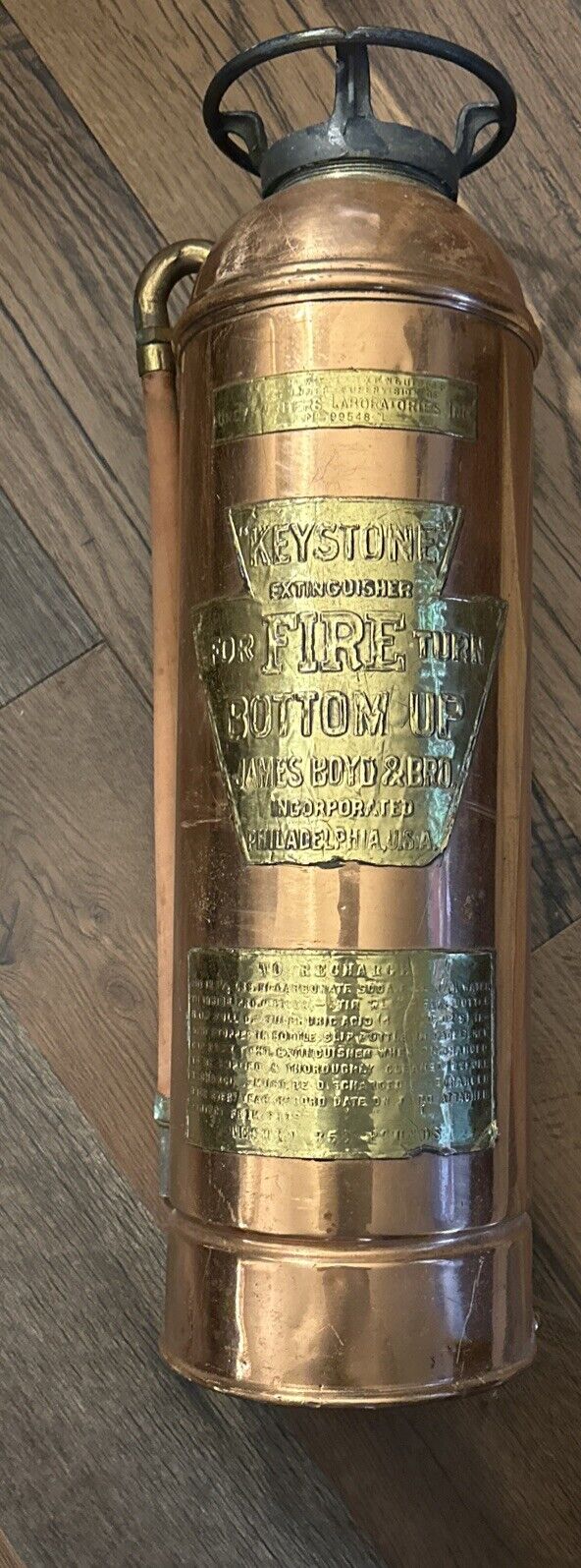 Rare Keystone  Fire Extinguisher   **EMPTY**