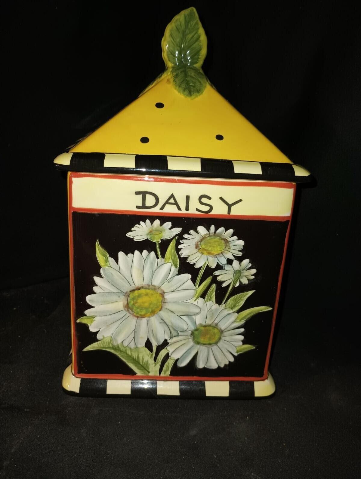 Certified International Seed Packet 10.5-inch Daisy canister