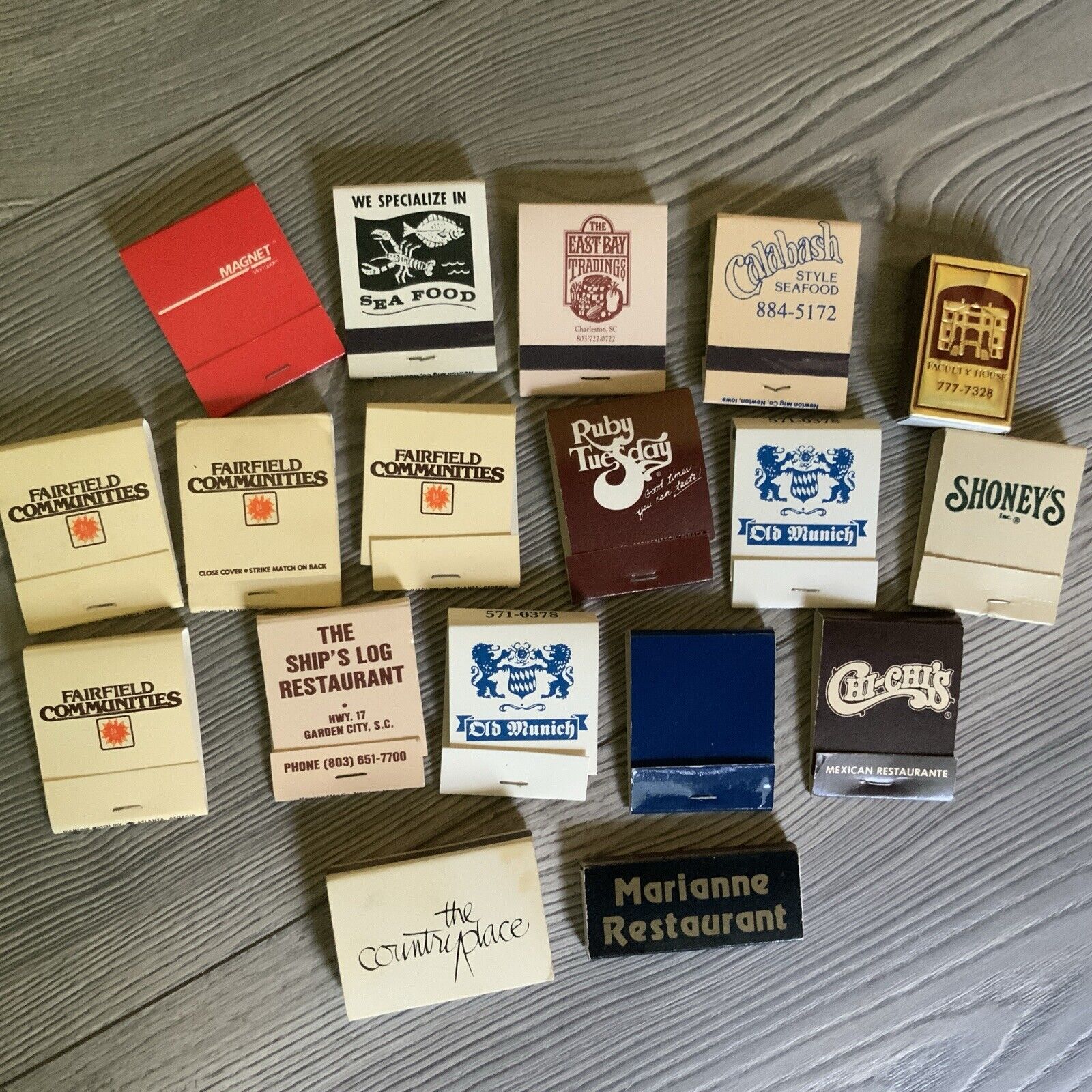 VTG Matchbooks & Boxes w/Matches Lot of 18 RandomPulled Assorted Advertising