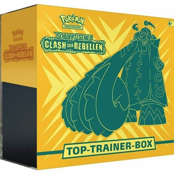 Pokemon TCG Clash of the Rebels Top Trainer Box NEW & ORIGINAL PACKAGING