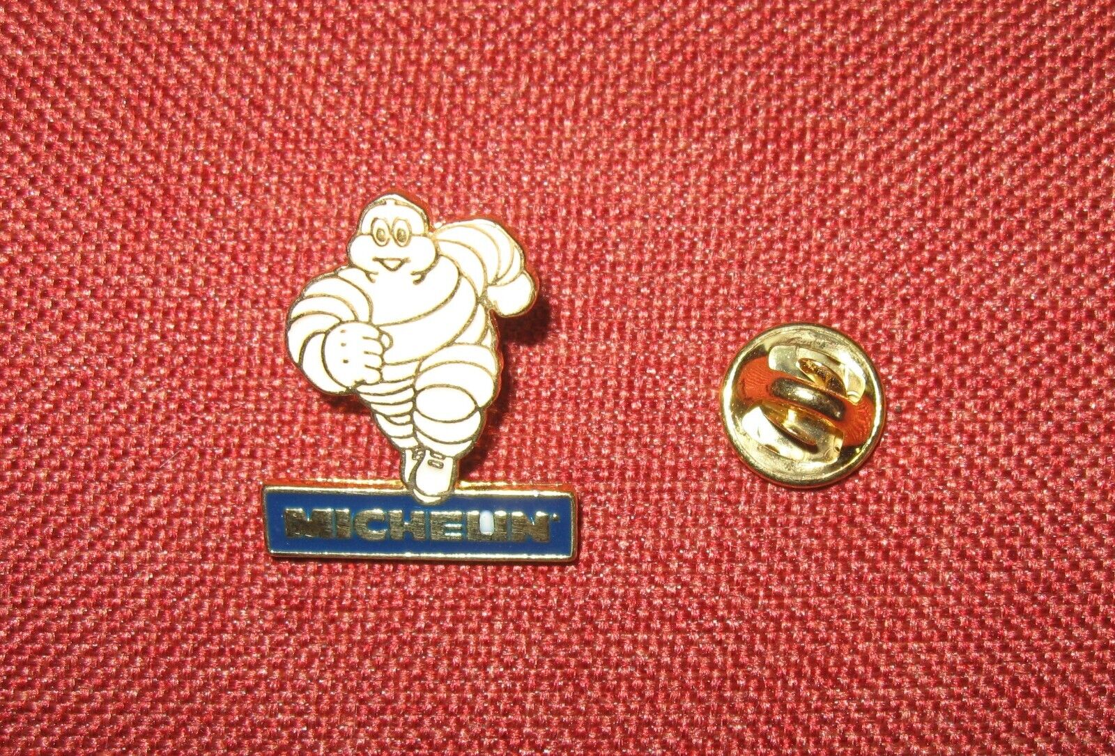Vintage Michelin Tire Man Lapel Pin - Collectible Advertising