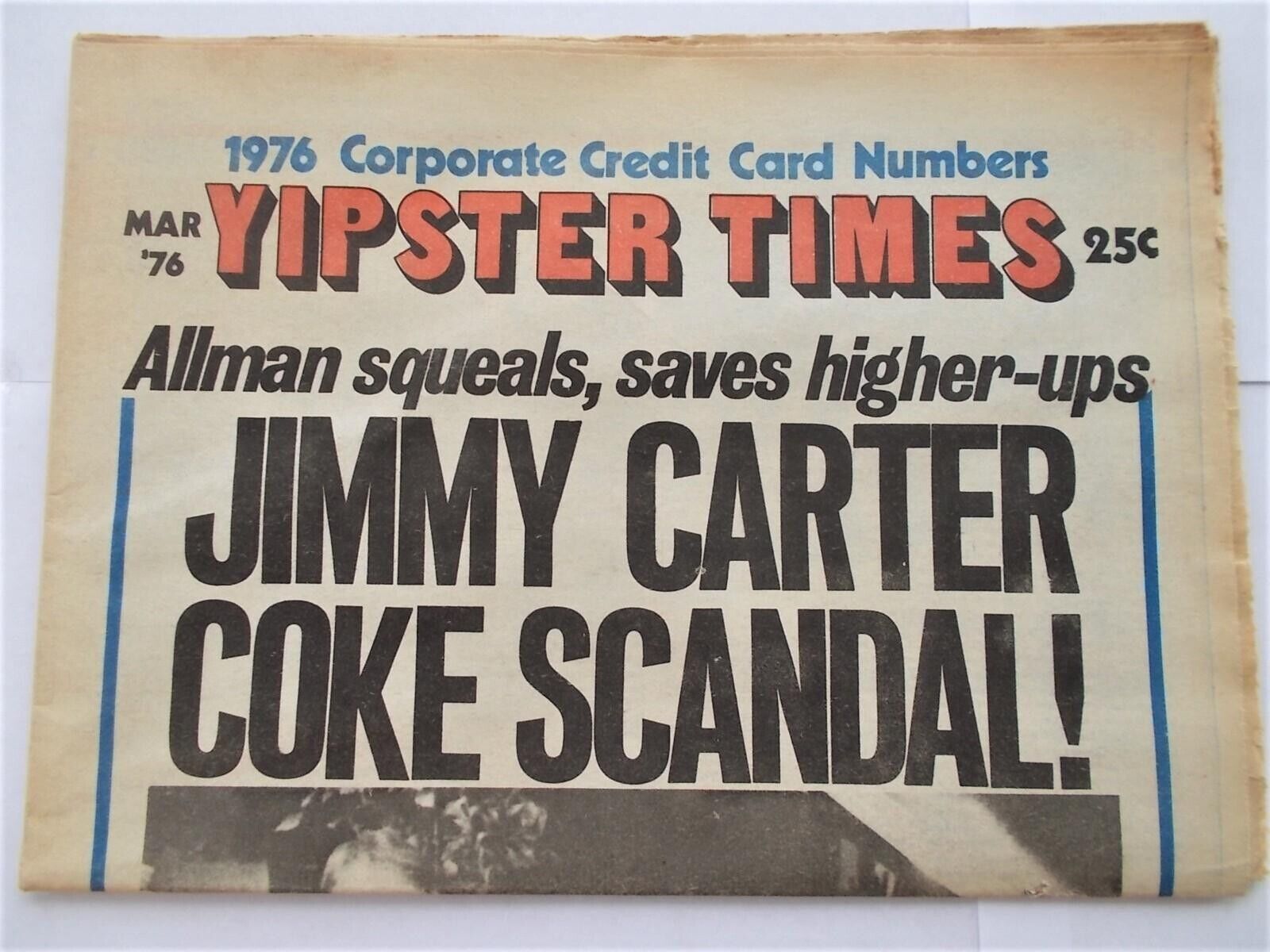 Yipster Times V4#2 Mar 1976 Jimmy Carter Cocaine Scandal Jerry Rubin R Crumb