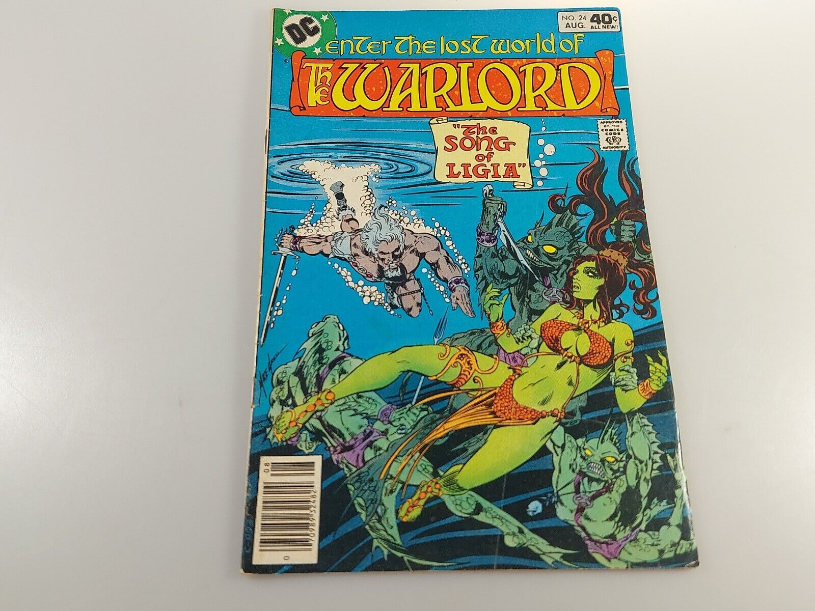 DC Comics Enter the Lost World of The Warlord #24 79 The Song Of Ligia 