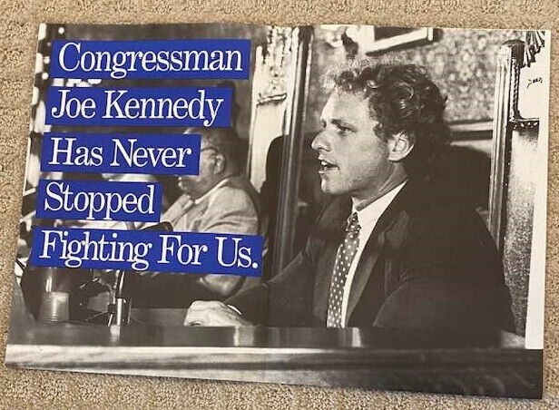 Massachusetts Congressman Joe Kennedy II large campaign brochure