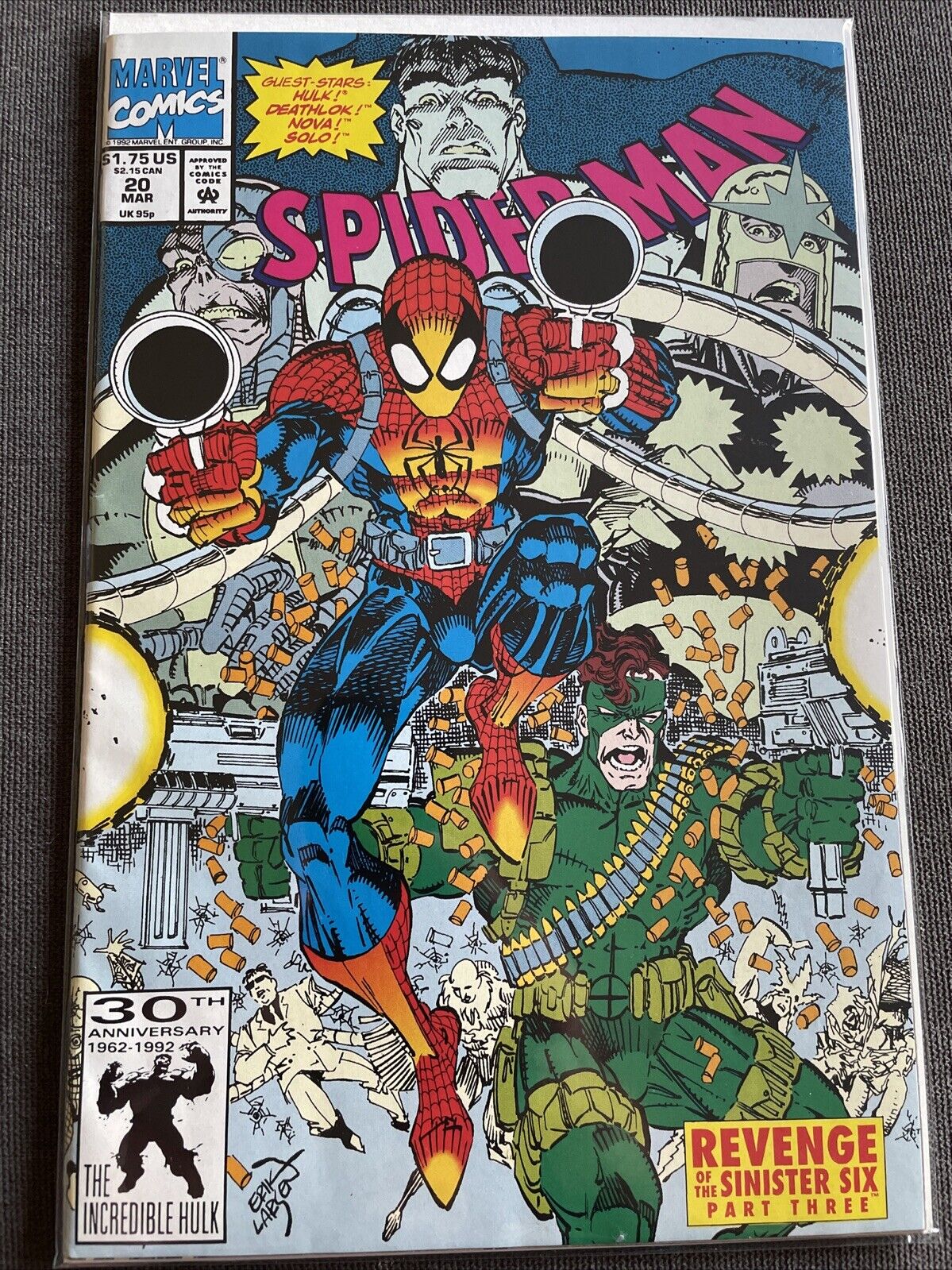 Marvel - SPIDER-MAN #20 (Great Condition) bagged and boarded
