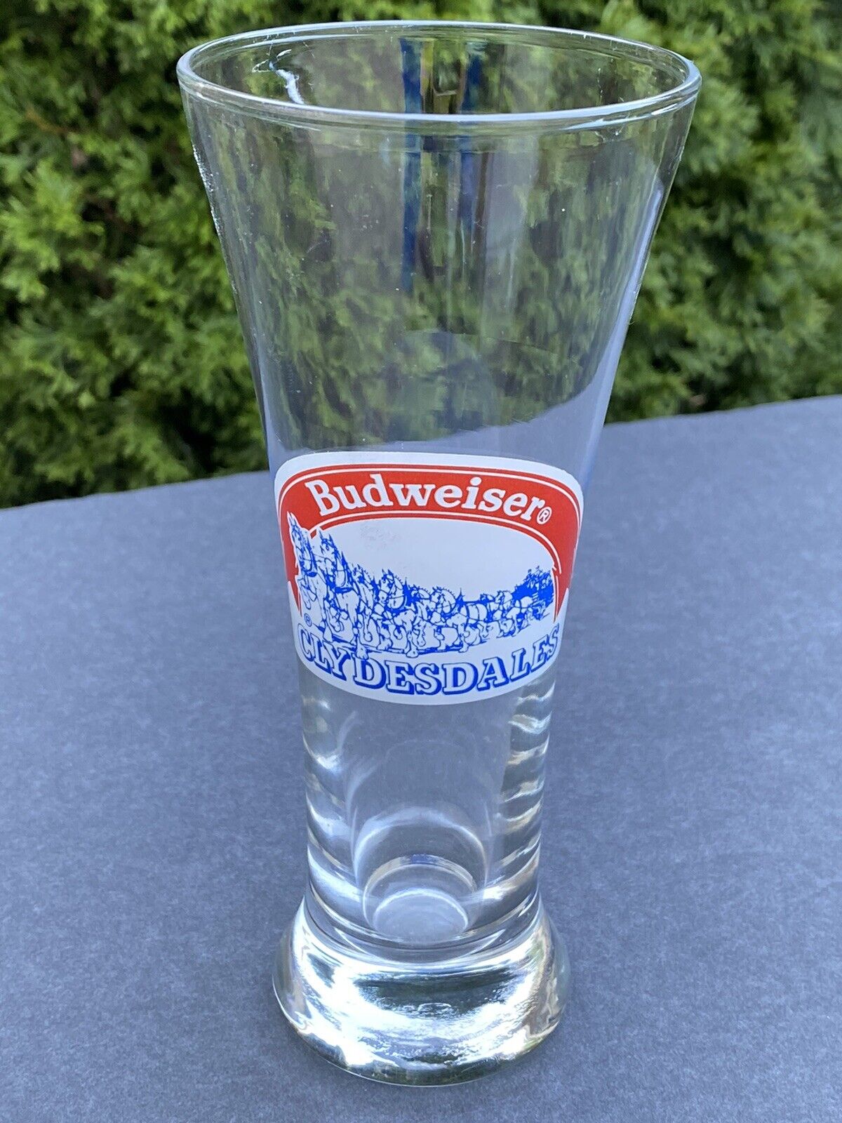 Preowned Budweiser Clydesdales Drinking Glassware Official Product