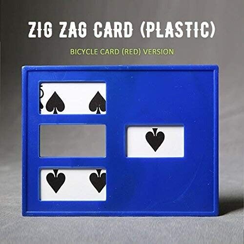 Zig Zag Card Classic Cut and Restore Bicycle Card Gimmick Close Up Magic Trick