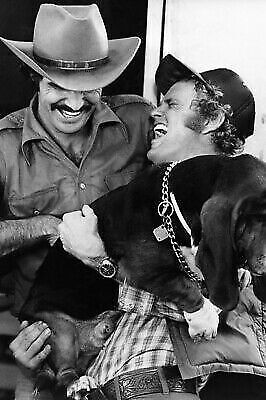 Smokey and the Bandit Burt Reynolds Jerry Reed holding dog 24x36 Poster