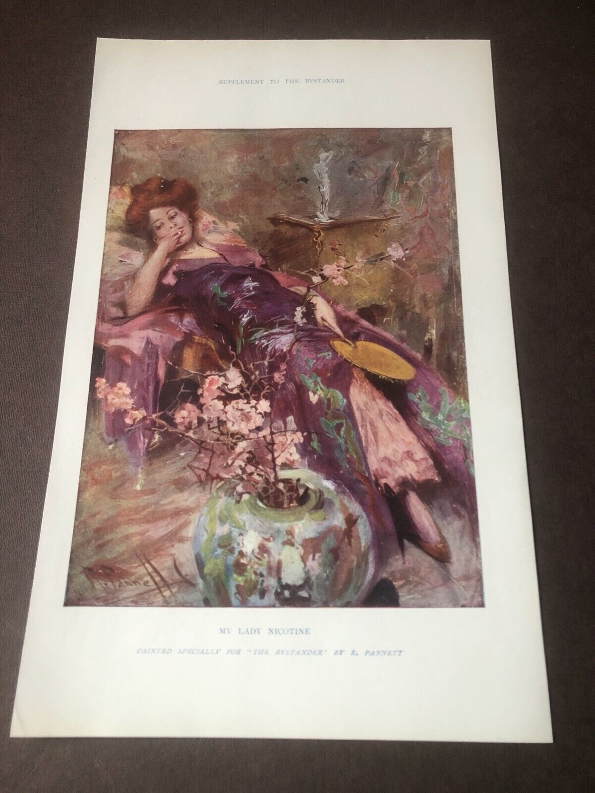 1905 bystander print - my lady nicotine 