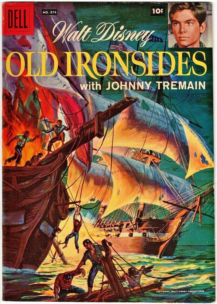 OLD IRONSIDES / FOUR COLOR # 874 (DELL) DAN SPIEGLE art - PHOTO COVER