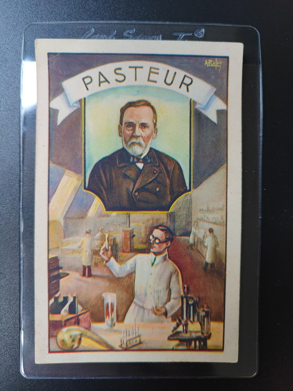 1920s Chocolates Amatller Louis Pasteur Trade Card #5 Pop 1 RARE Spain