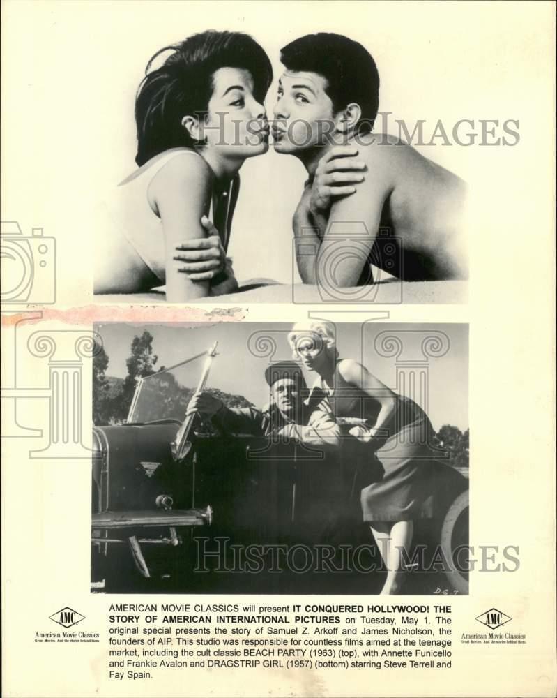 1957 Press Photo Scenes from the films \