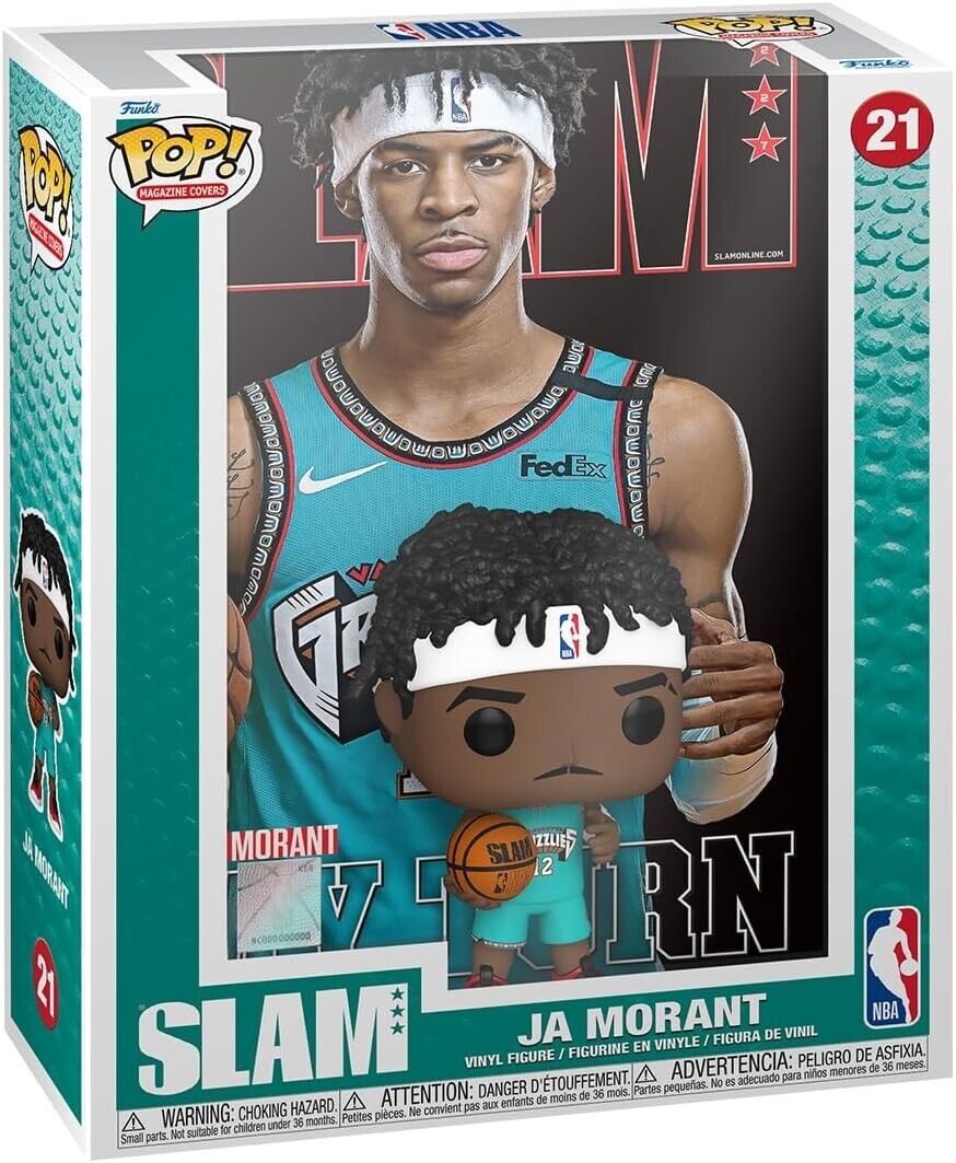 Funko Pop Covers NBA Slam Magazine Cover Ja Morant Figure