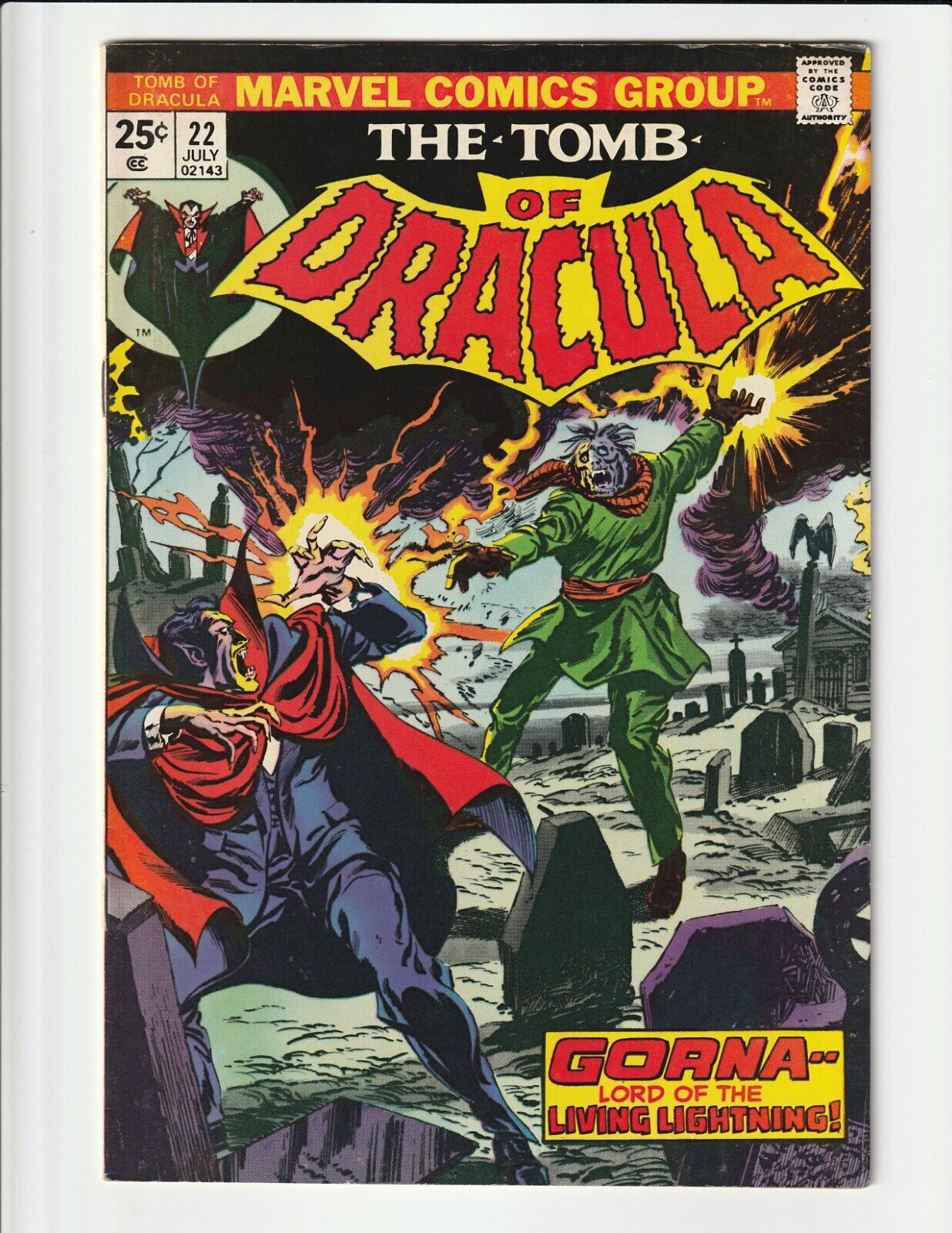 TOMB OF DRACULA #22 (1974) VF- MARVEL COMICS