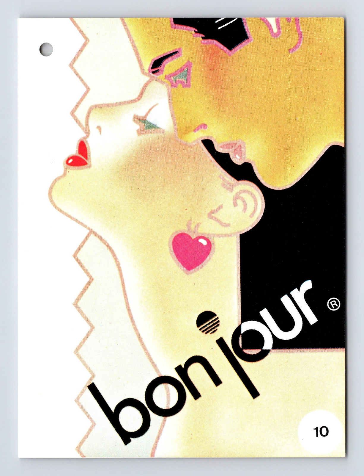 BonJour 10 Graphic Design Study Bon Jour Postcard